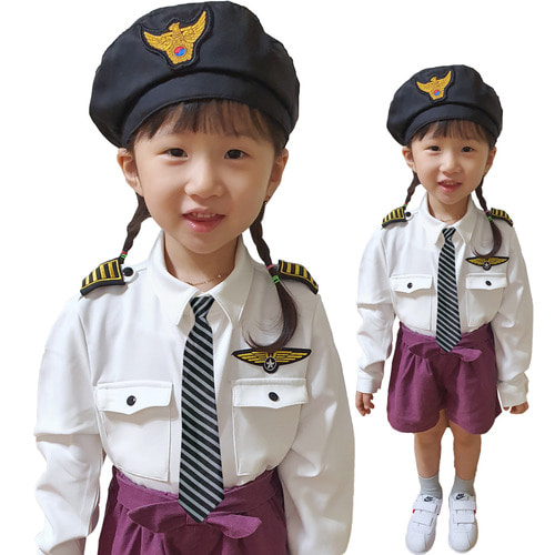 아동 파일럿 의상 역할놀이 직업체험 유치원 CW43