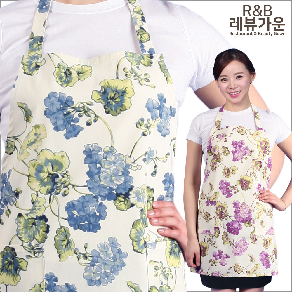 JAE01 앞치마 꽃집 매장 마트 꽃축제 유니폼 단체복