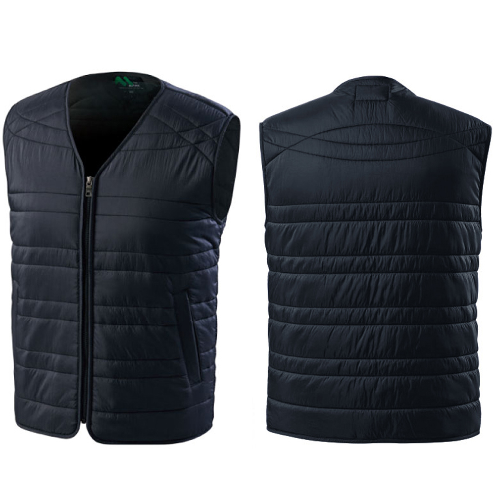 MK-673 블랙 퀼팅 폴라폴리스 조끼 양털 단체복 근무복 작업복 겨울 방한 본딩 따뜻한 기모